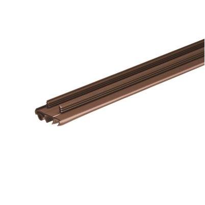 Dennis Frost King 1.75 In. W. x 0.50 In. H. x 36 In. L. Brown Vinyl Door  Bottom For Stanley Door