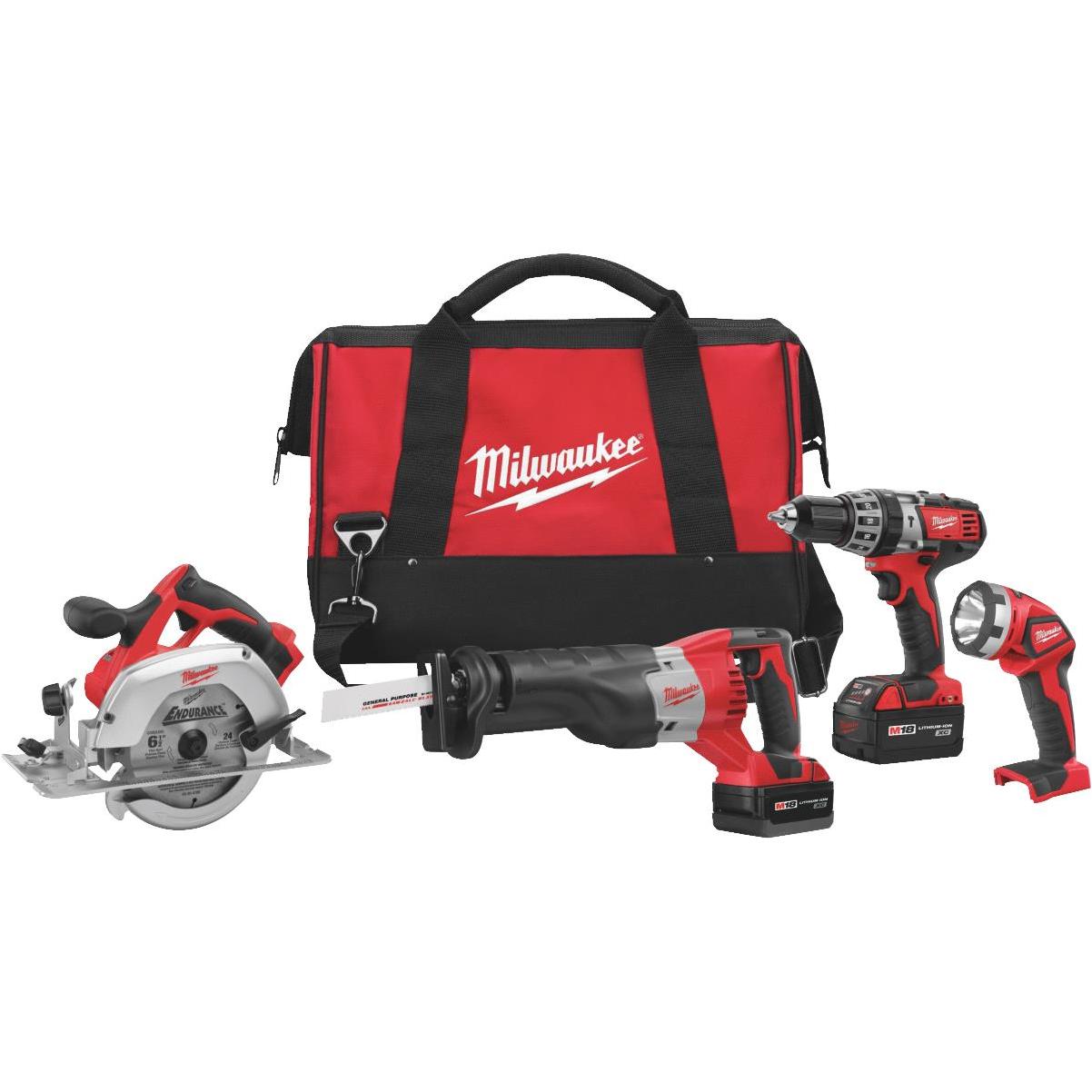 Milwaukee 4-Tool M18 Lithium-Ion Hammer 