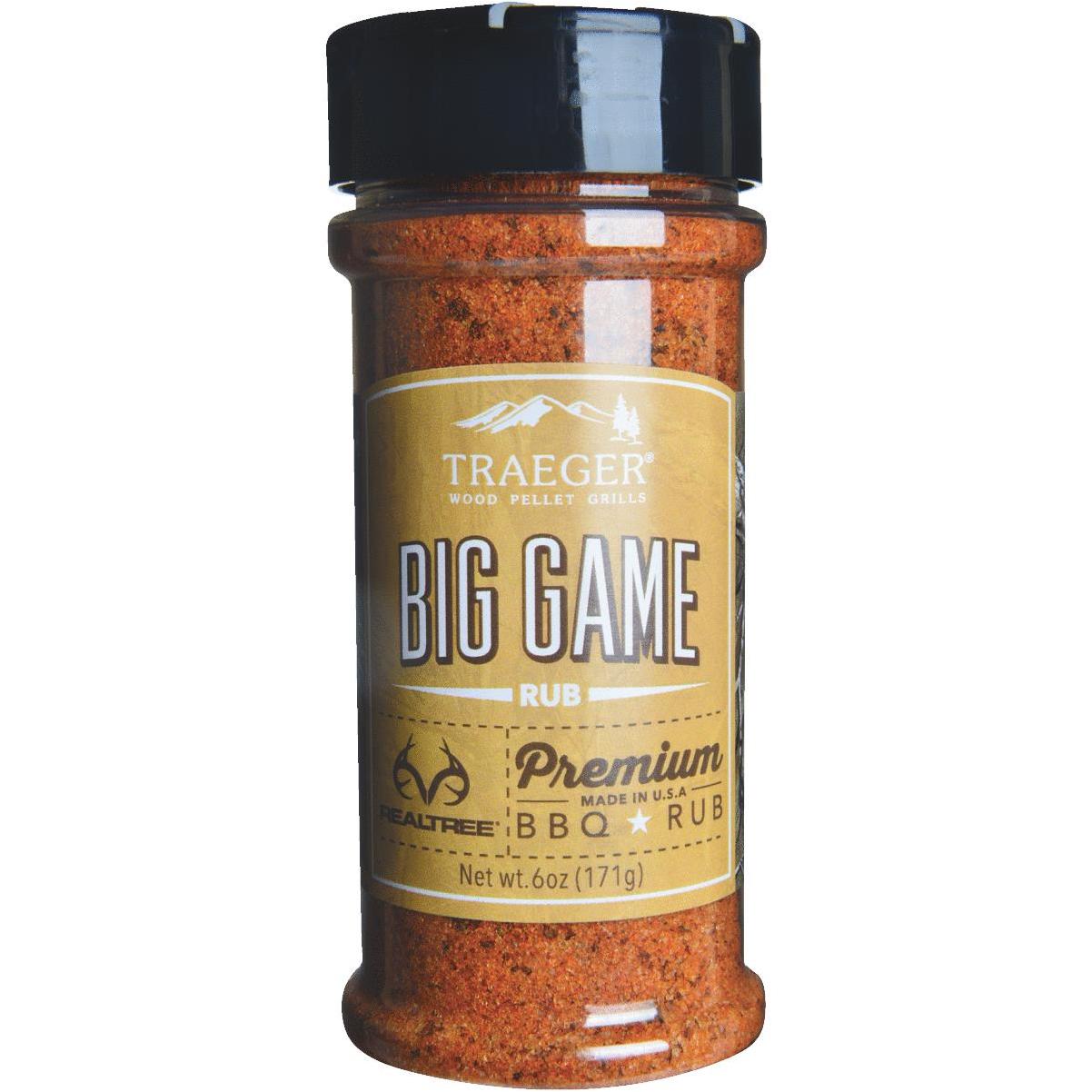 Traeger Traeger Realtree 6 Oz. BBQ Flavor Big Game Rub | Hammond Hardware