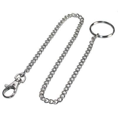 Hillman Metal Silver Belt Hooks/Pocket Chains Key Chain