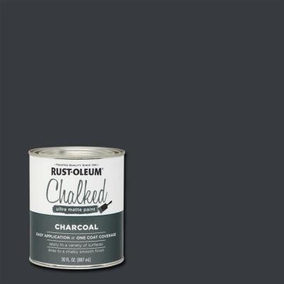 Rust-Oleum Chalked 12 Oz. Ultra Matte Spray Paint, Charcoal