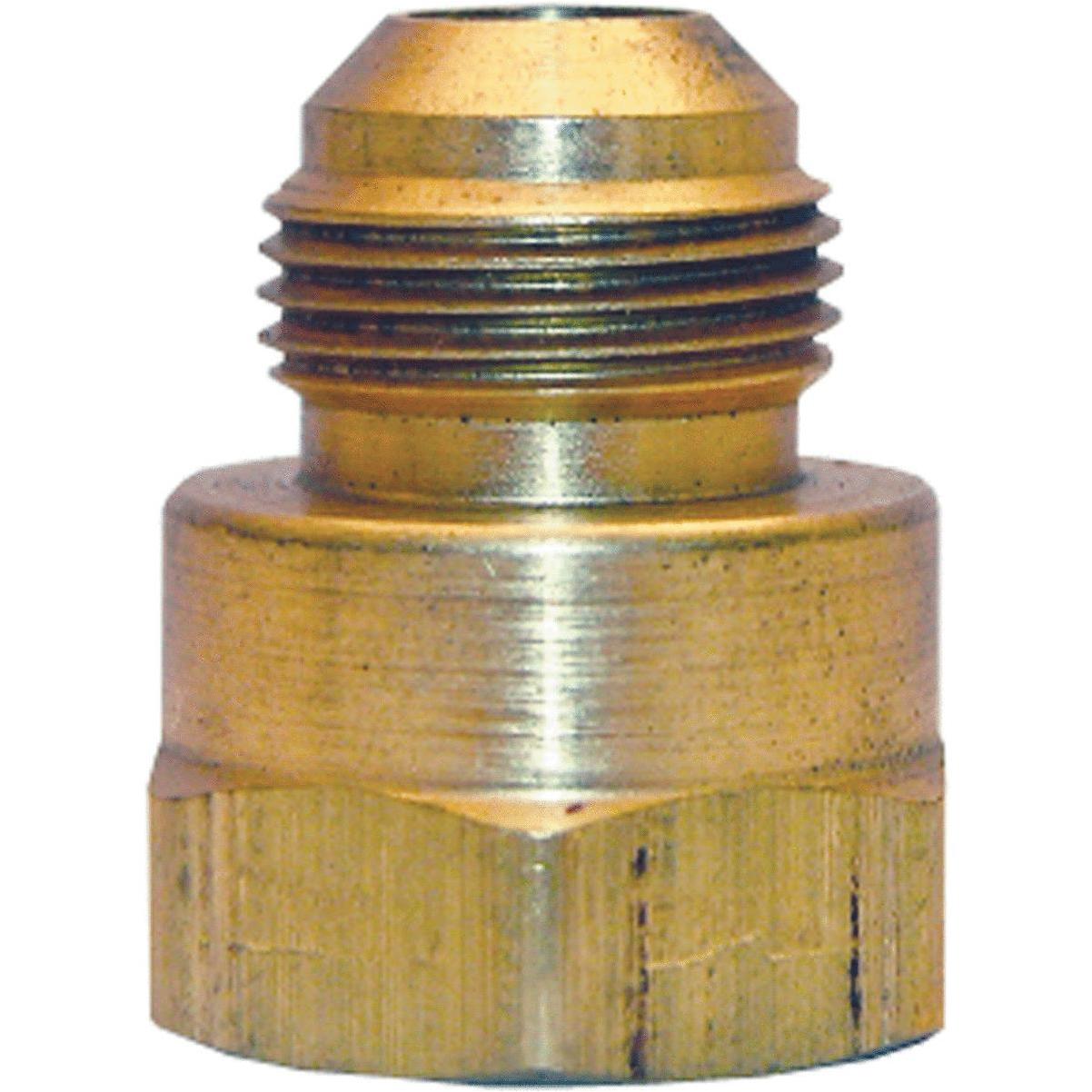 LASCO 17-4859 5/8-Inch Flare by 3/4-Inch Male Pipe Thread Brass Adapter 