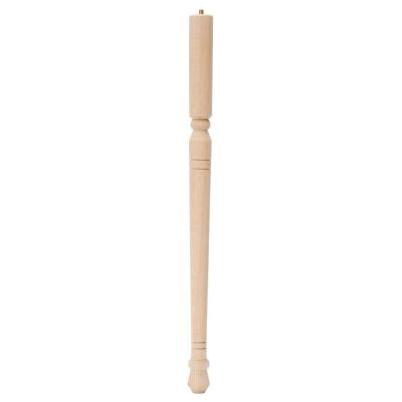 Waddell 21-3/4 In. Hardwood Table Early American Table Leg