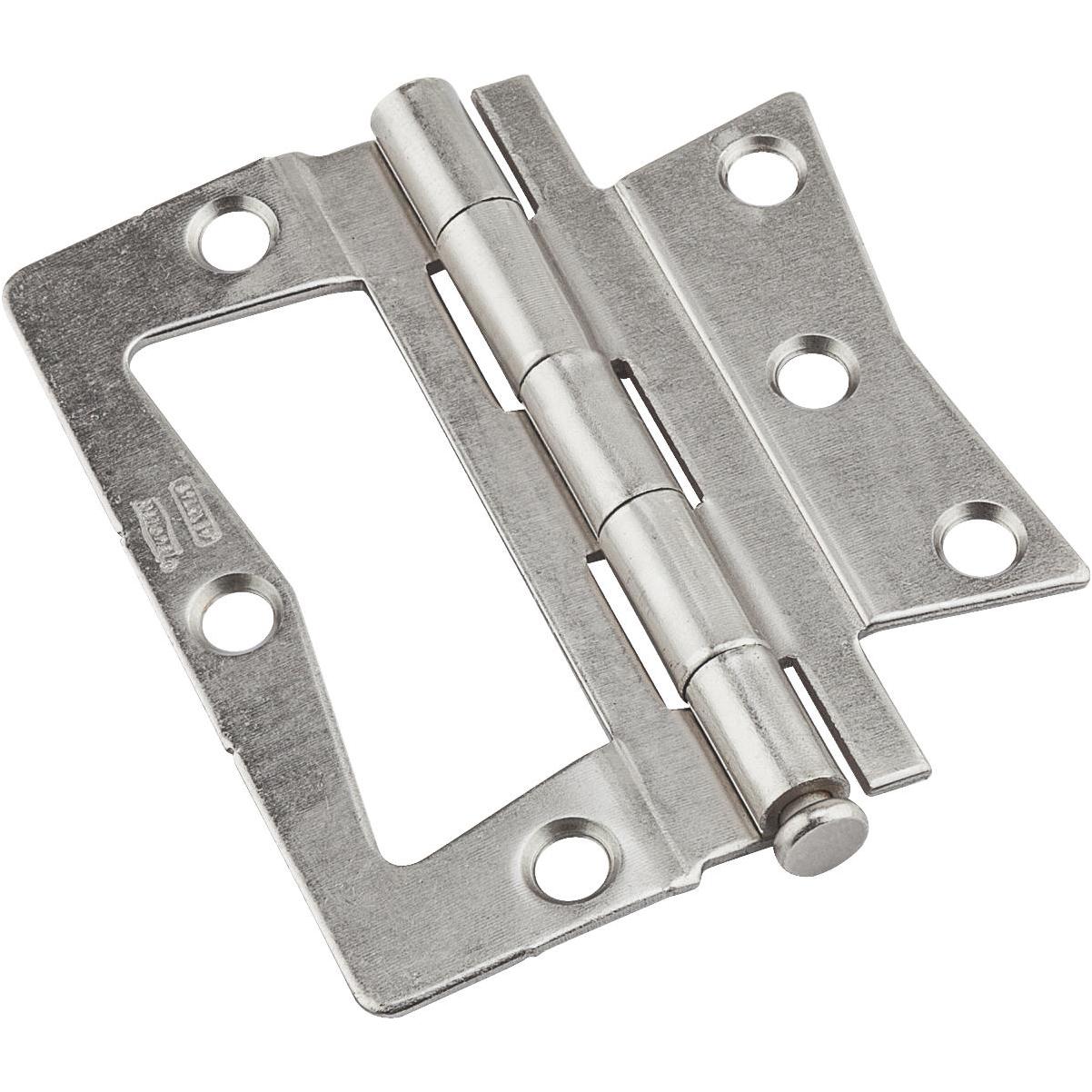 Satin Nickel Surface Mounted Door Hinge