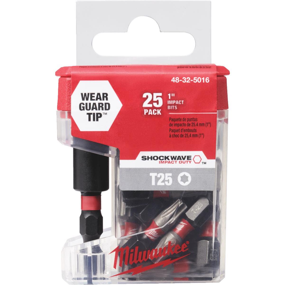Milwaukee Shockwave T25 TORX 1 In 