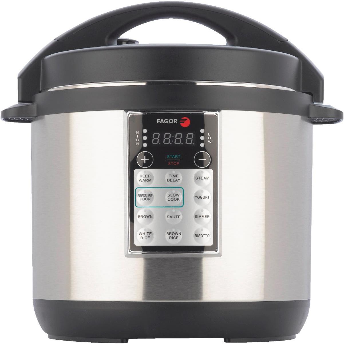 Fagor LUX Multi-Cooker 6-Quart Electric Pressure, Slow and Rice