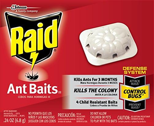 4~Hot Shot MaxAttrax Ant Bait Kills The Queen & Colony Contains 4 Bait  Stations