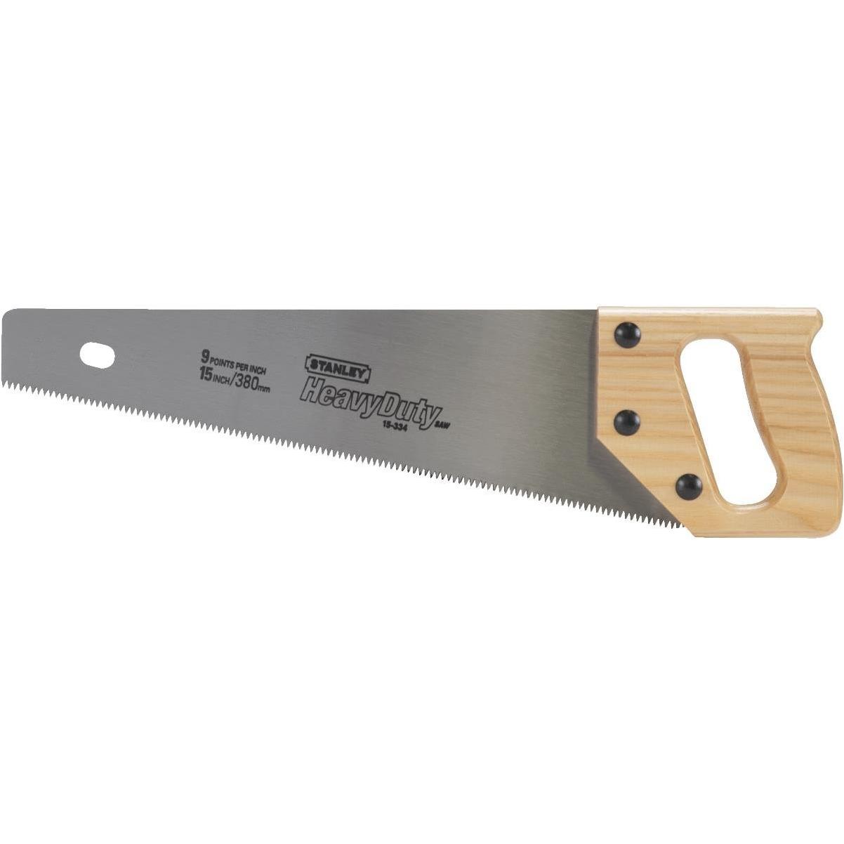 L. Blade 9 PPI Hardwood Handle Hand Saw 
