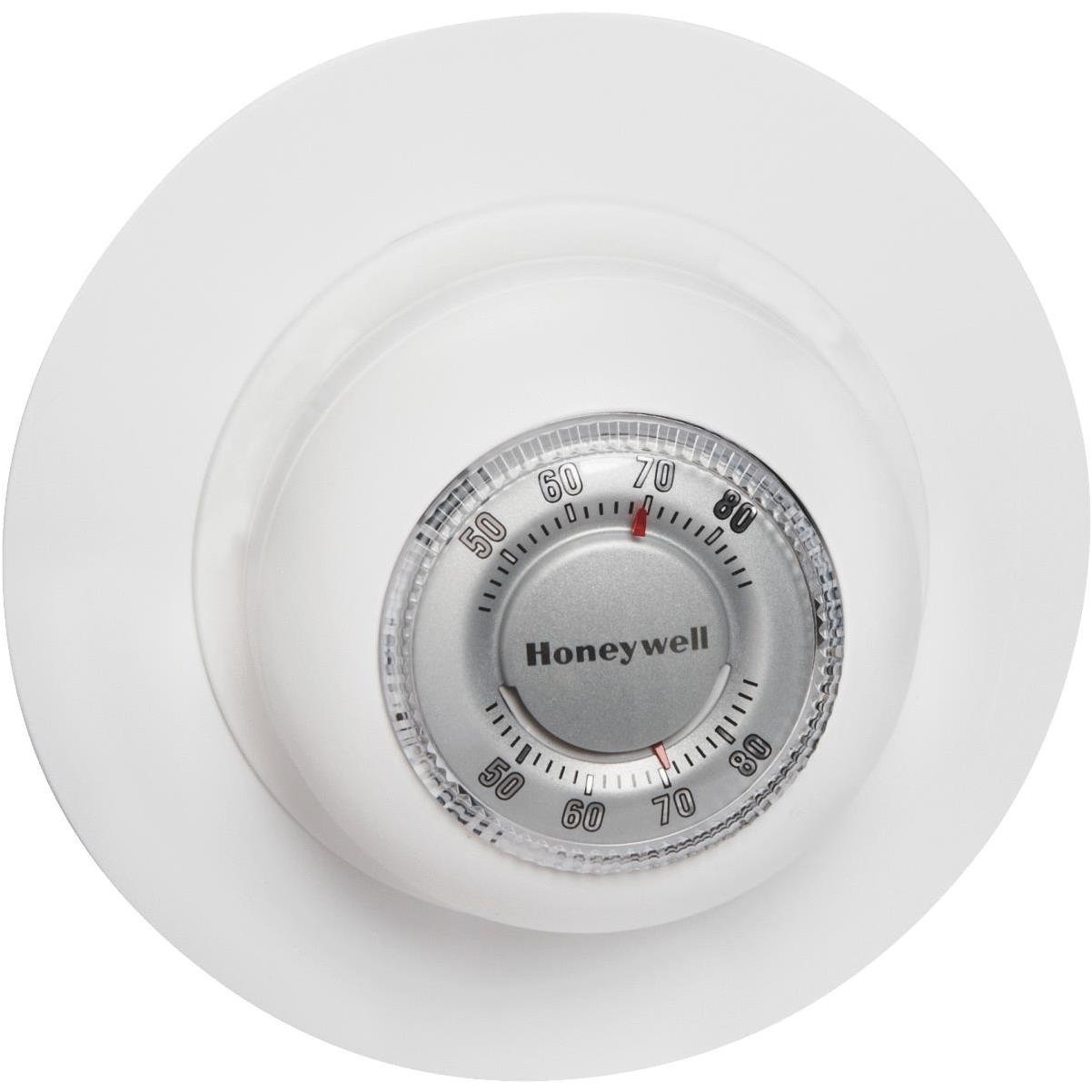Honeywell Home Heat Only Off White Round Wall Thermostat | Trinity Lumber