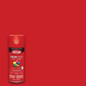 Krylon COLORmaxx Gloss Banner Red Spray Paint and Primer In One (NET WT.  12-oz) in the Spray Paint department at