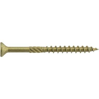 #8 x 1-1/2 in. Star Flat-Head Exterior Wood Screw