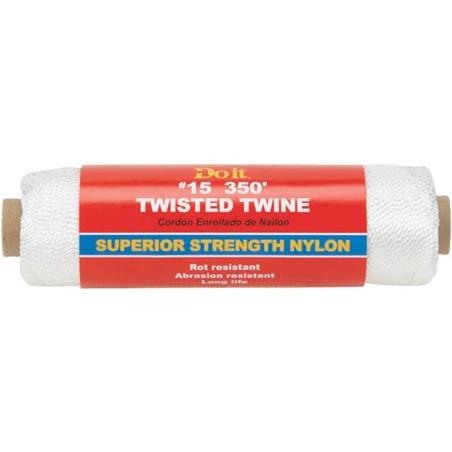 Do it Best #18 x 1100 Ft. White Nylon Twisted Twine