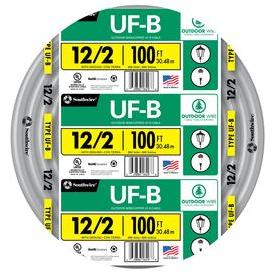 Southwire 250 Ft. 10 AWG 3-Conductor UFW/G Electrical Wire