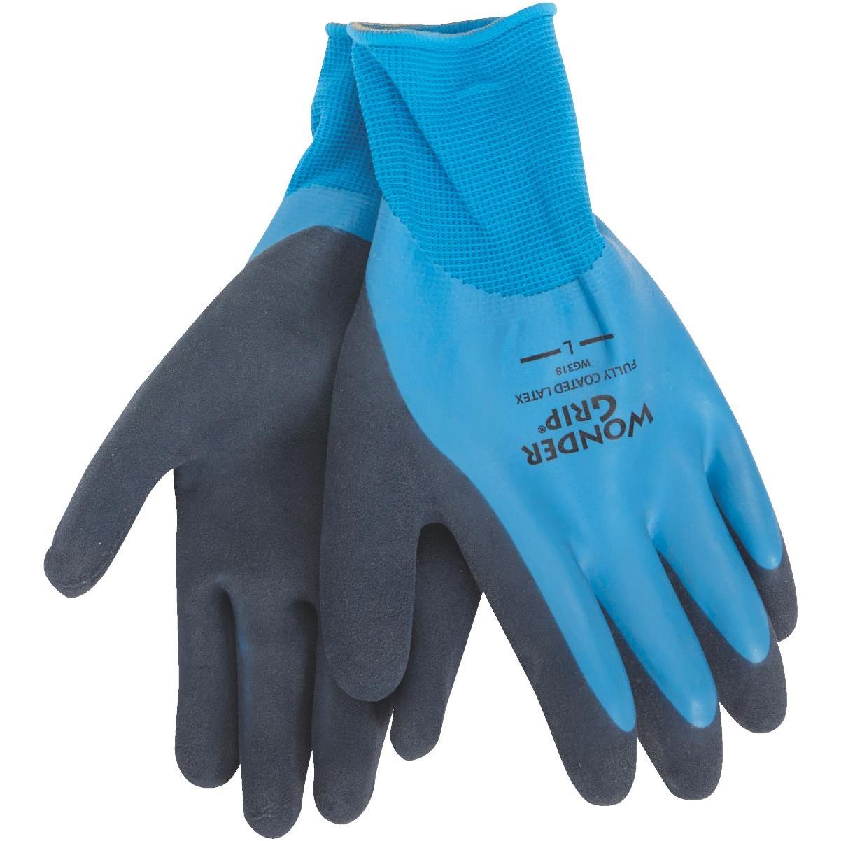 Wonder Grip Wg318l Double Dipped Latex Coated Gloves - Large