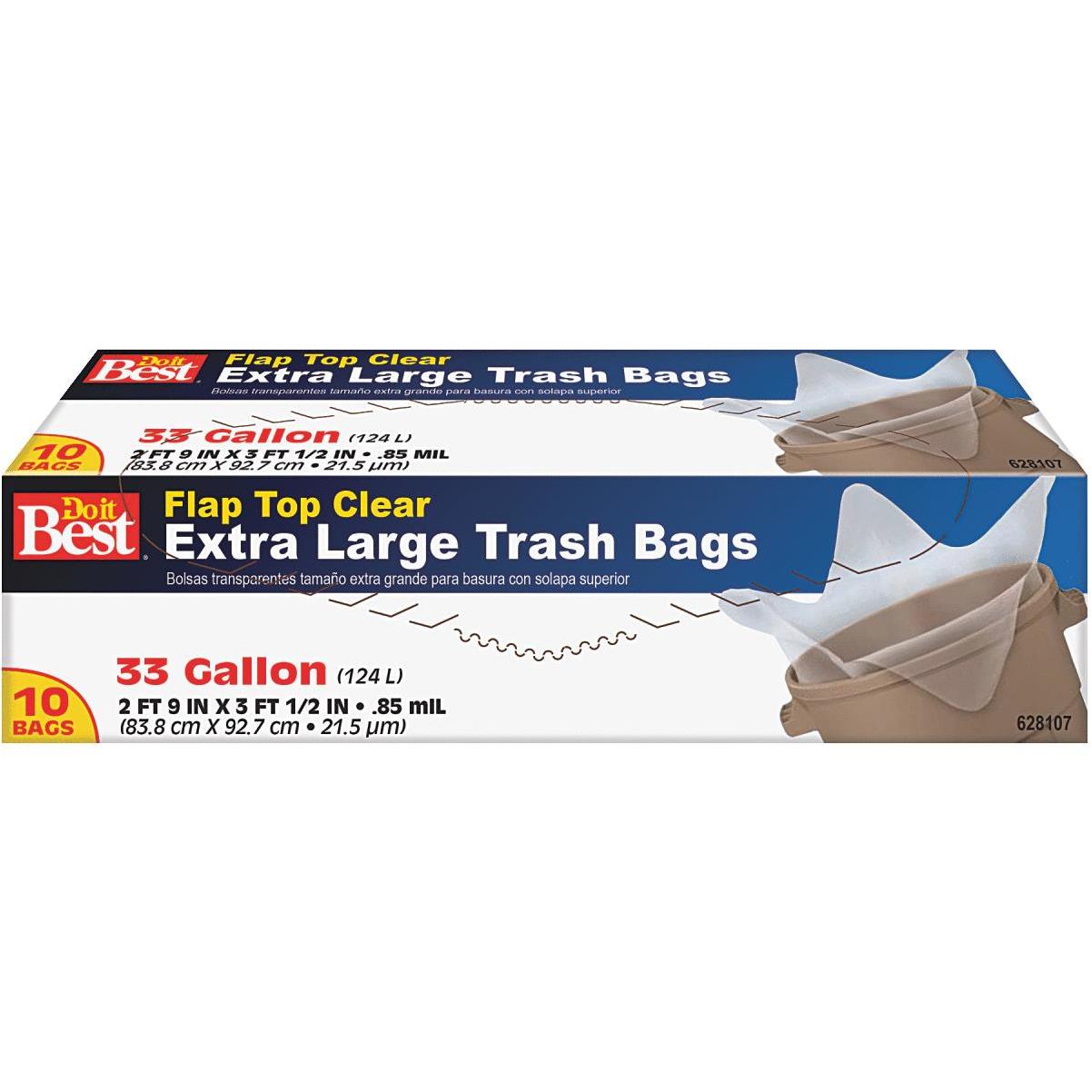 extra large plastic bolsas clear