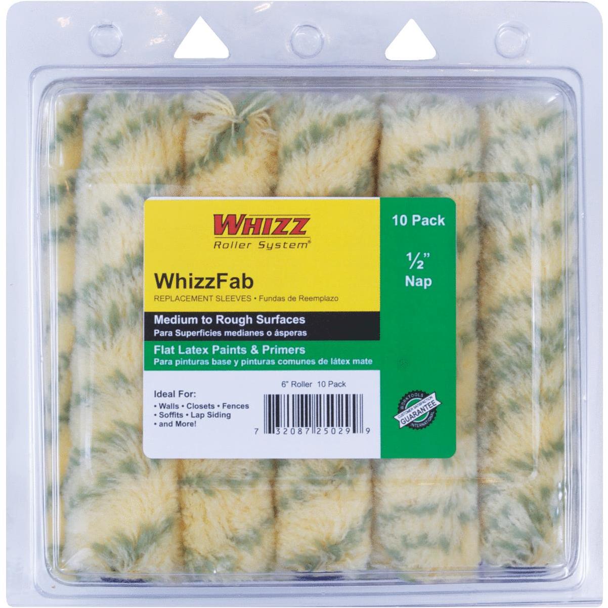 WHIZZ 6 In MAXIMUS Siding Porches And Walls Polyamide Mini Paint Roller Fabric 