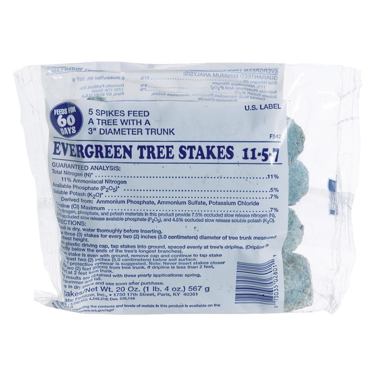 Jobe's Tree Spikes Evergreen Tree & Shrub 11-3-4 5PK