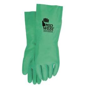 MidWest Quality Gloves, Inc. Large Blue Nitrile Dipped Nylon Gloves,  (1-Pair) in the Work Gloves department at