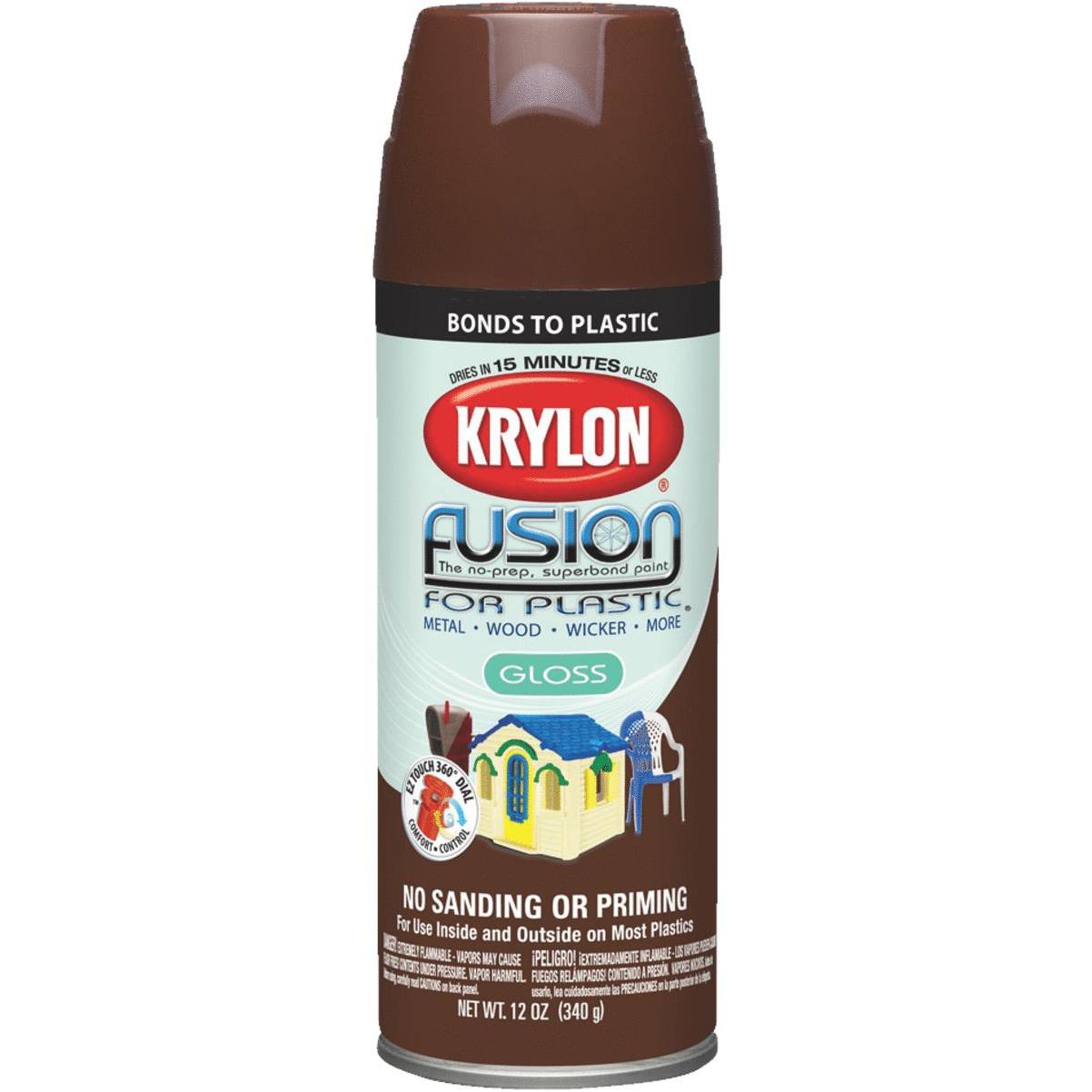 Krylon Fusion All-In-One Matte Spray Paint & Primer, Black