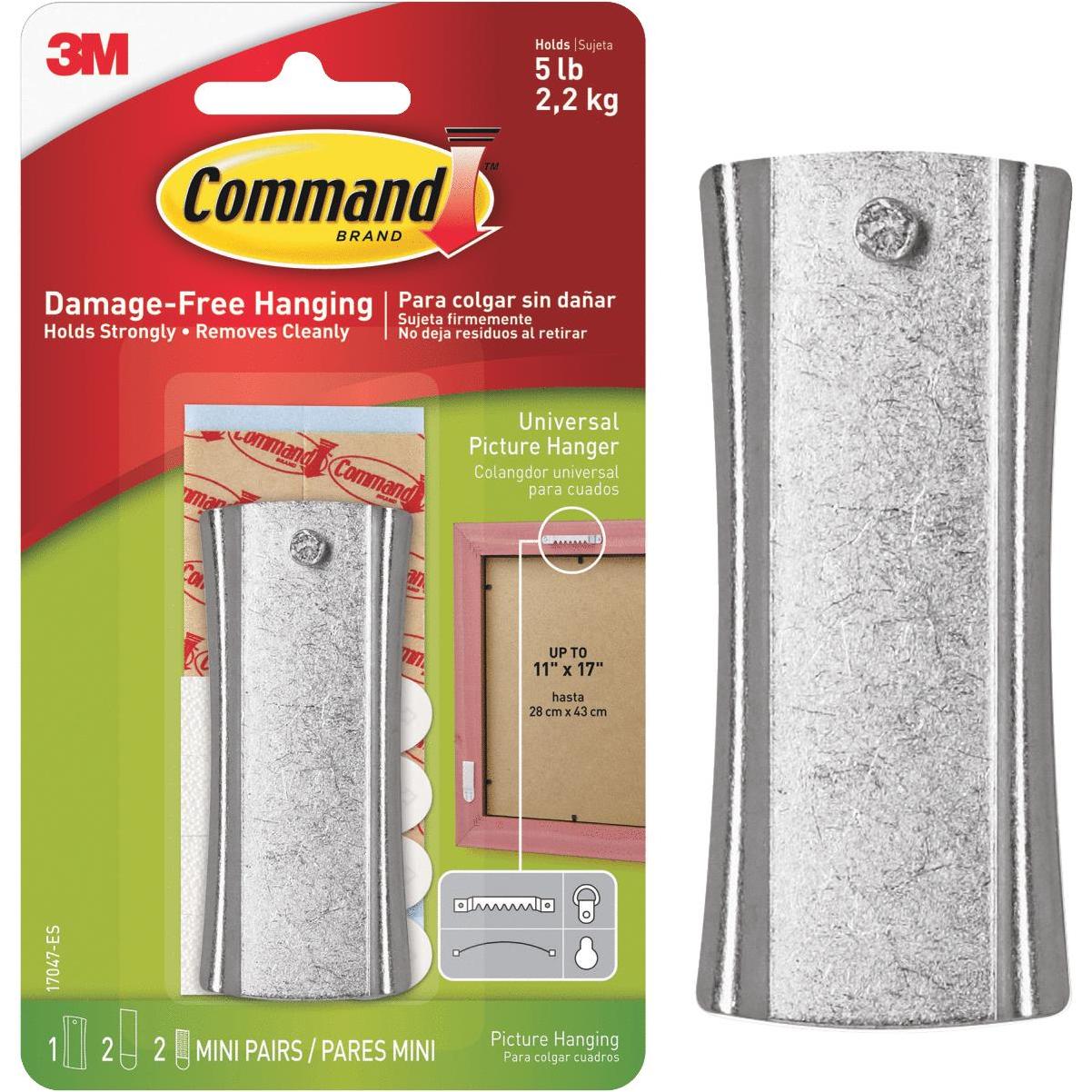 3M Command Large Picture Hanging Adhesive Strips 3-5/8in L Foam 4
