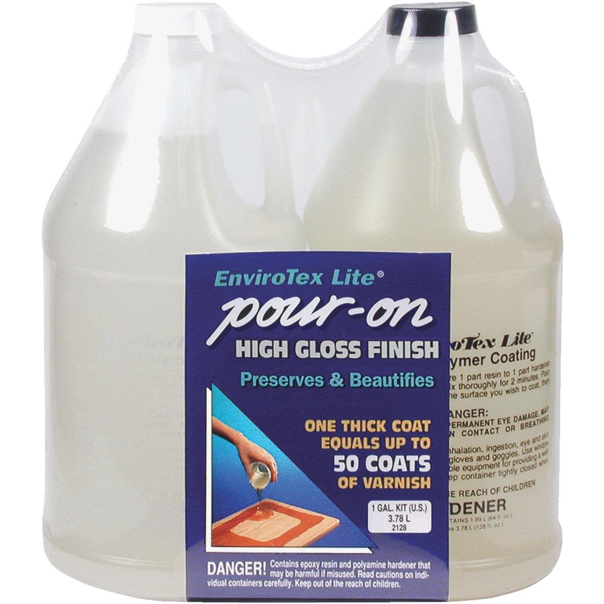 Envirotex Lite Pour On High Gloss Finish - 64-ounce