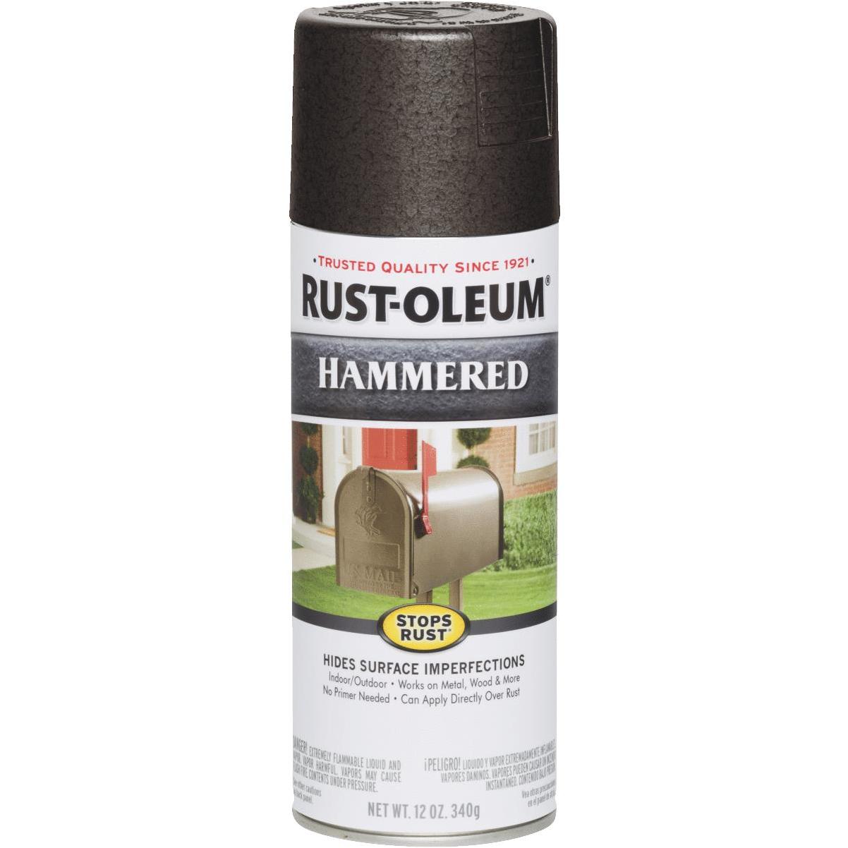 Rust-Oleum Stops Rust Metallic Spray Paint 11oz Black Night