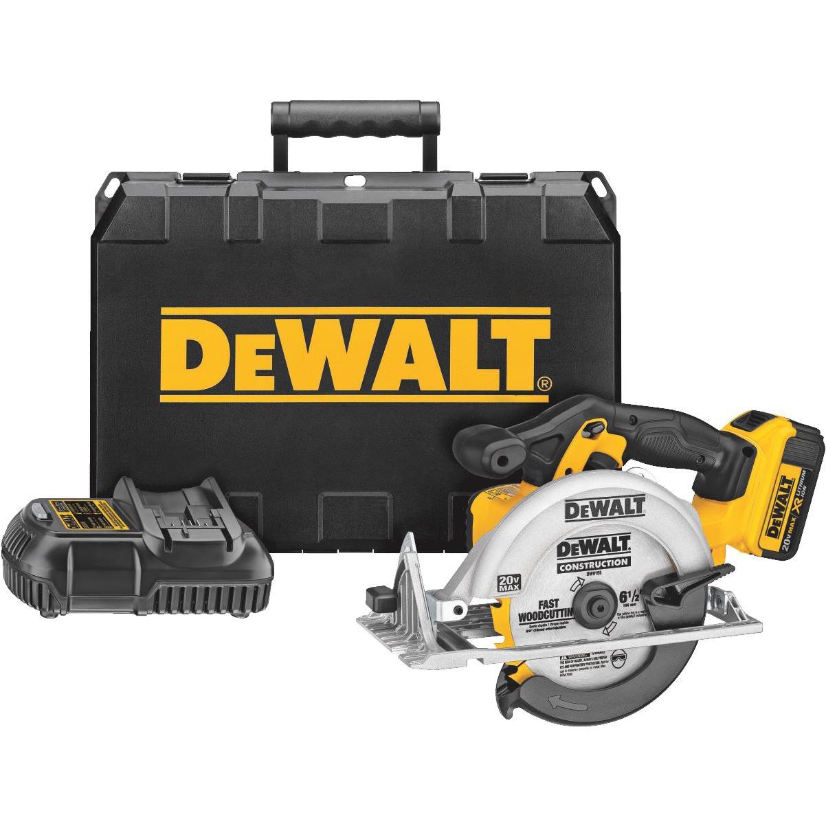 DEWALT 20 Volt MAX Lithium-Ion 6-1/2 In. Cordless Circular Saw Kit Modern  Home  Hardware