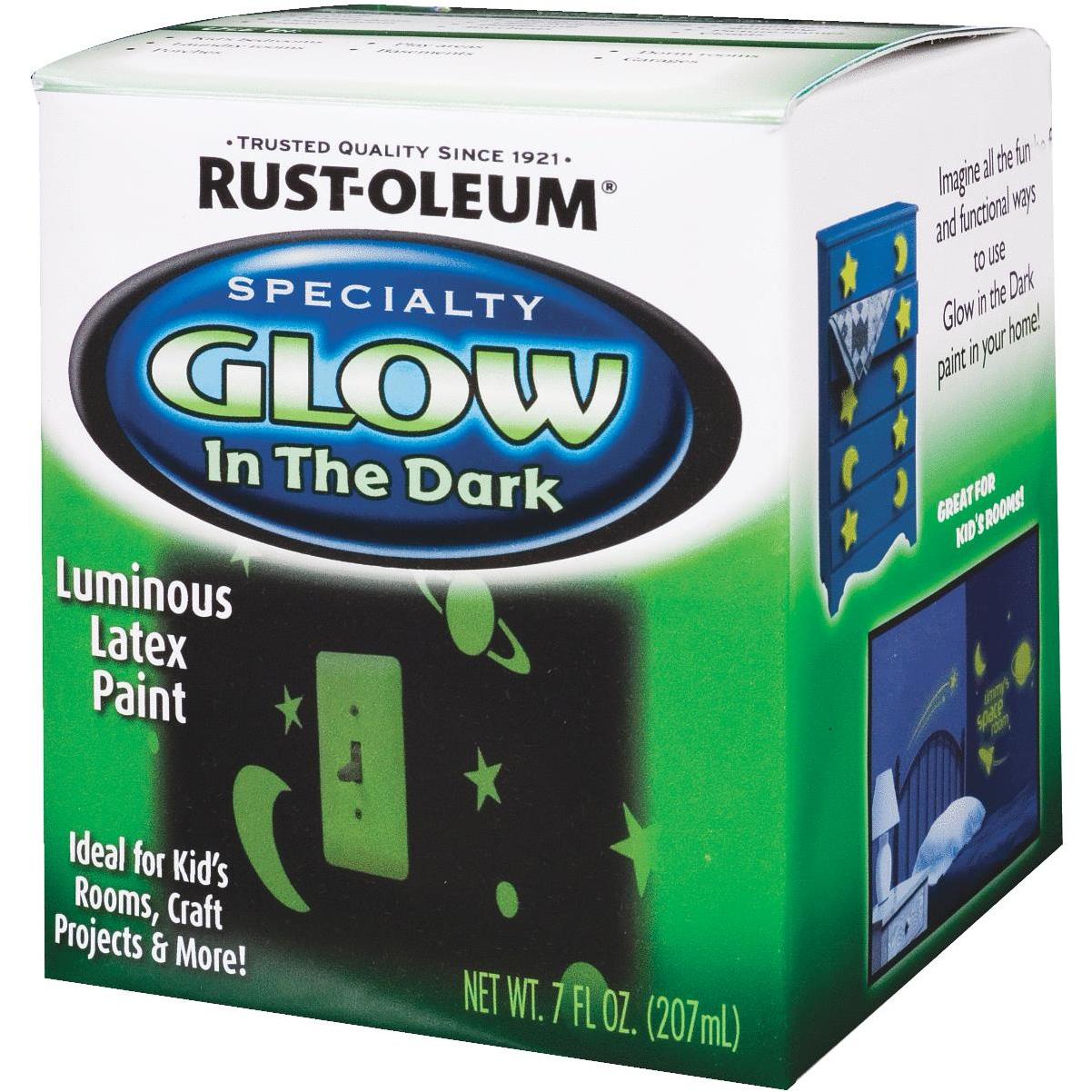 Rust-Oleum Glow In The Dark Luminous Latex Paint - 7 fl oz can