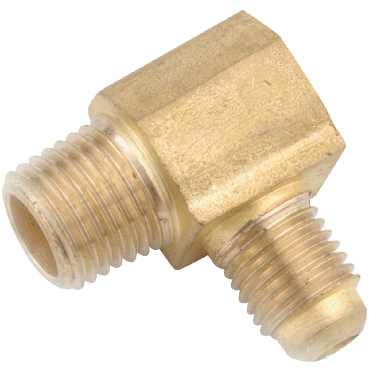 90 DEGREE BRASS SWIVEL 3/8 MPT X 3/8 FPT