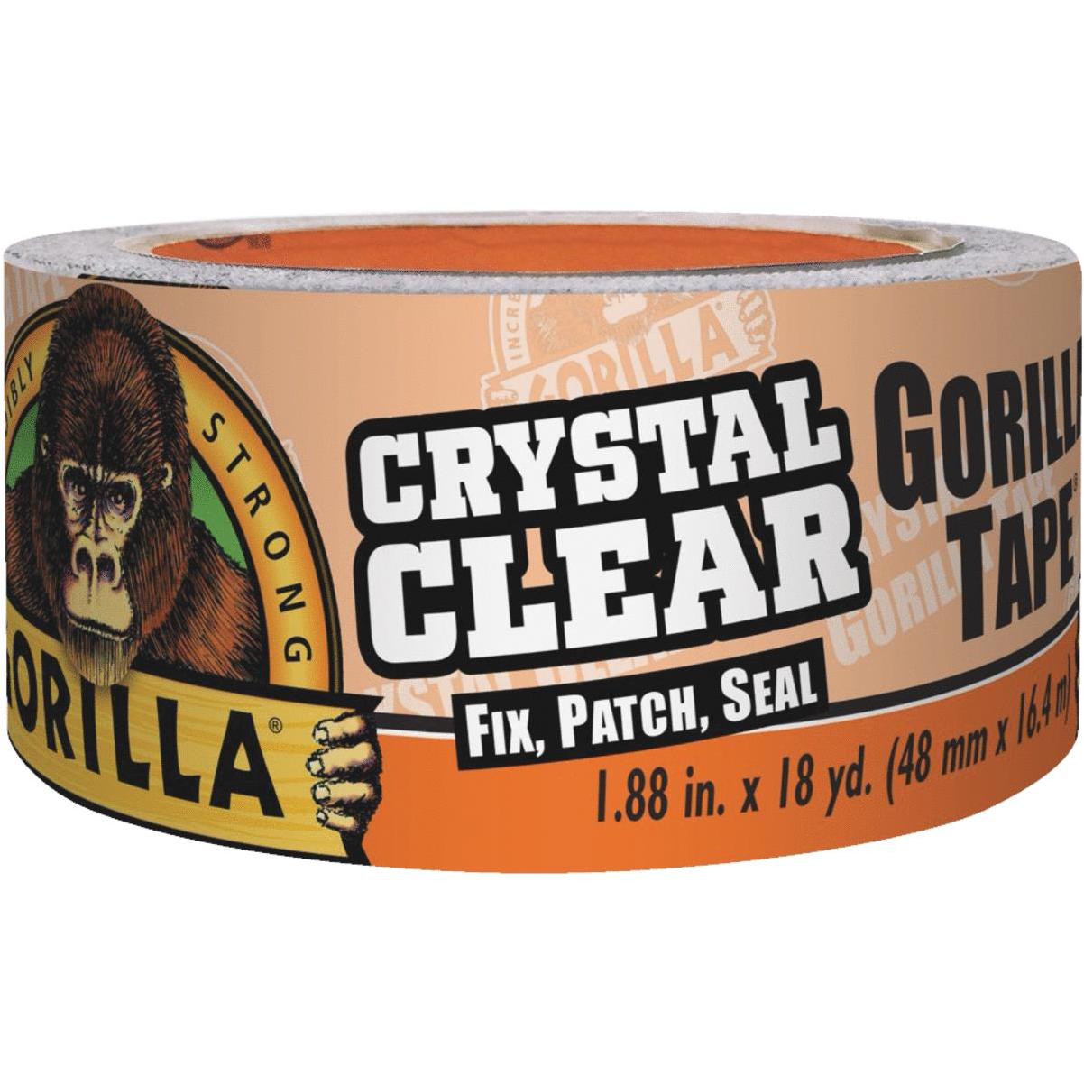 Gorilla 1.88 In. x 18 Yd. Crystal Clear Duct Tape, Clear