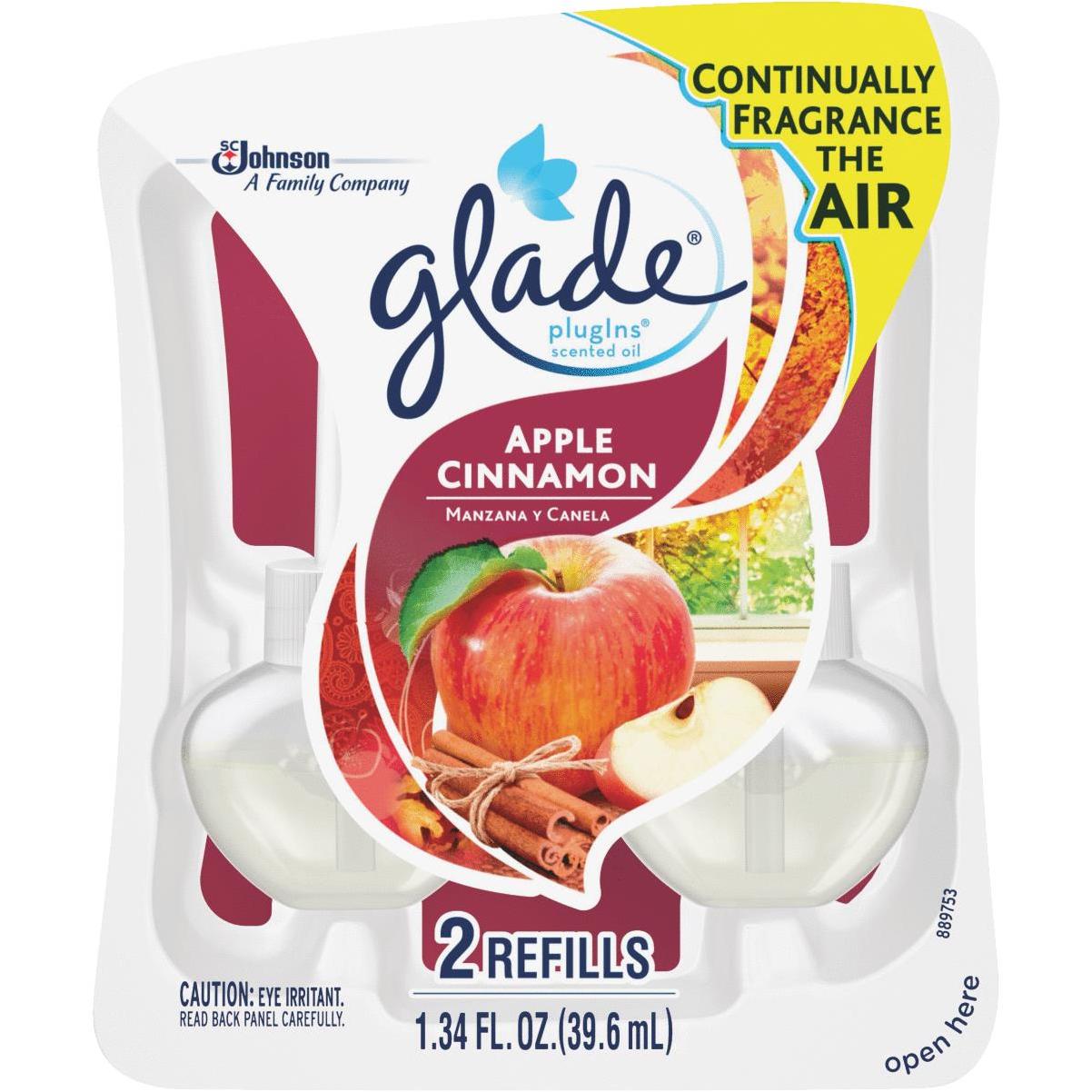 Glade PlugIns Apple Cinnamon Scented Oil Refill (2-Count