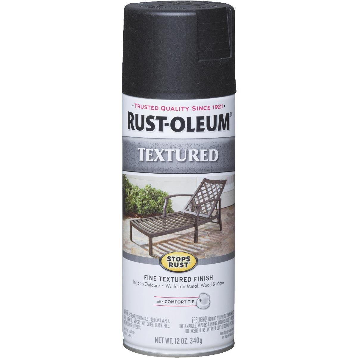 Rust-Oleum Stops Rust Flat Black Spray Paint (NET WT. 12-oz) in the Spray  Paint department at