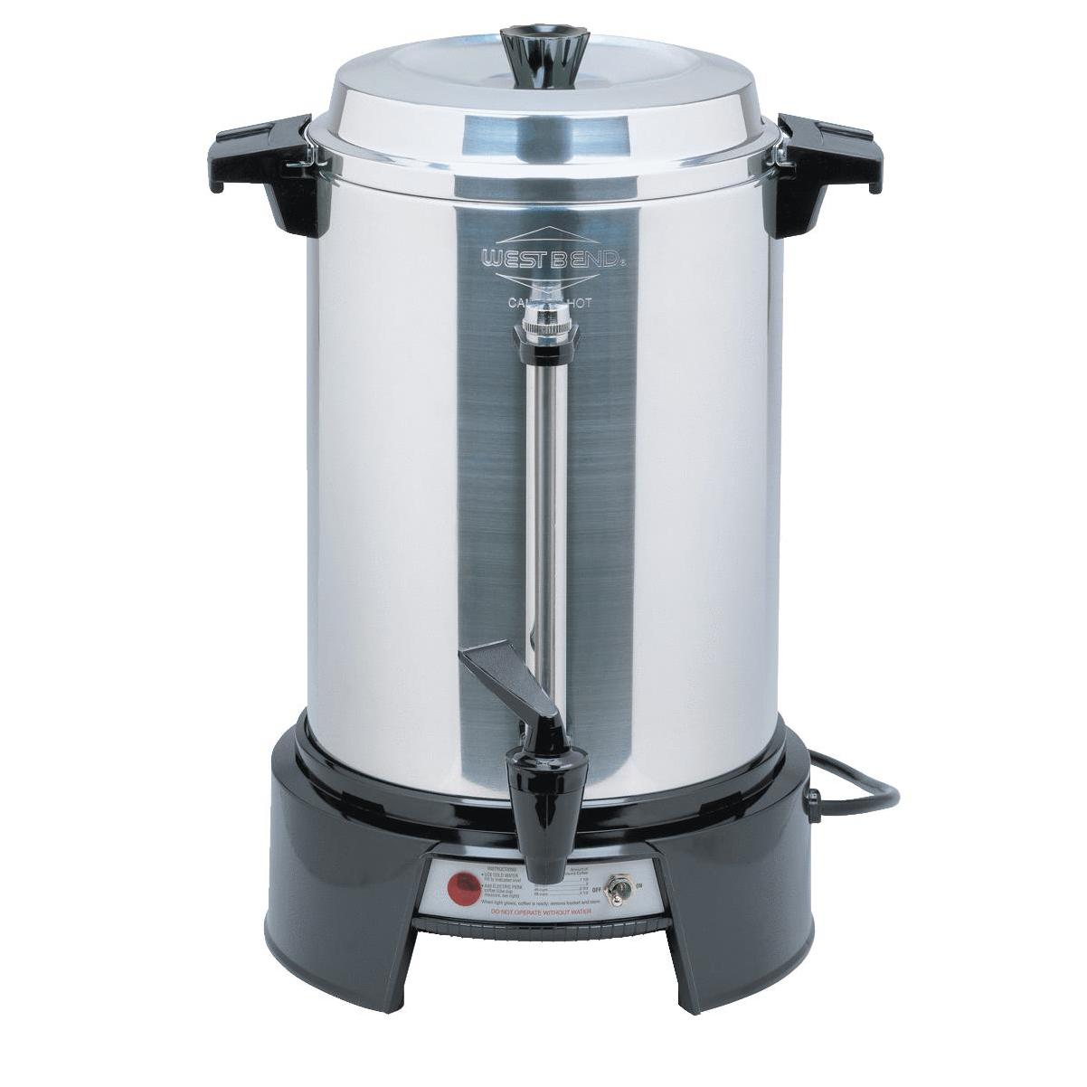 West Bend 55 Cup Commercial Coffee Urn - Stainless Steel