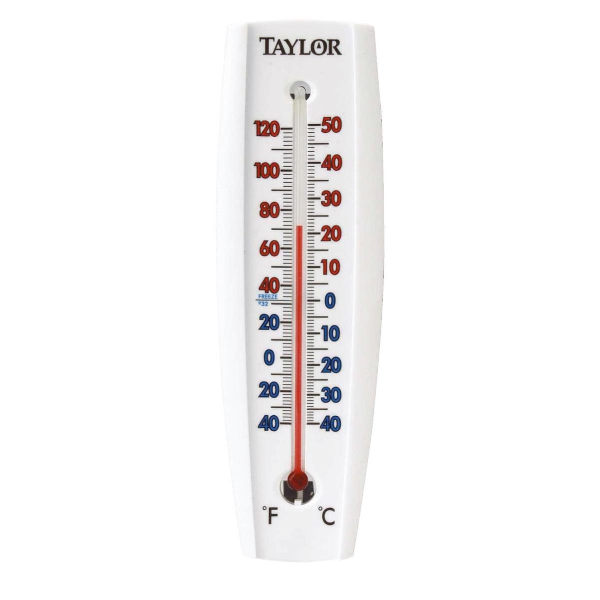 Indoor/Outdoor Tube Thermometer with Hygrometer