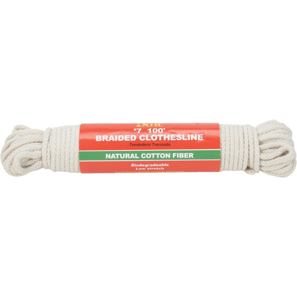 Do it Best 1/4 In. x 100 Ft. White Twisted Nylon Packaged Rope