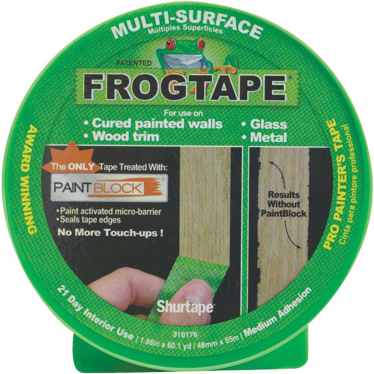 FrogTape 1.88 in. x 60 yd. Green Multi-Surface Painter's Tape 