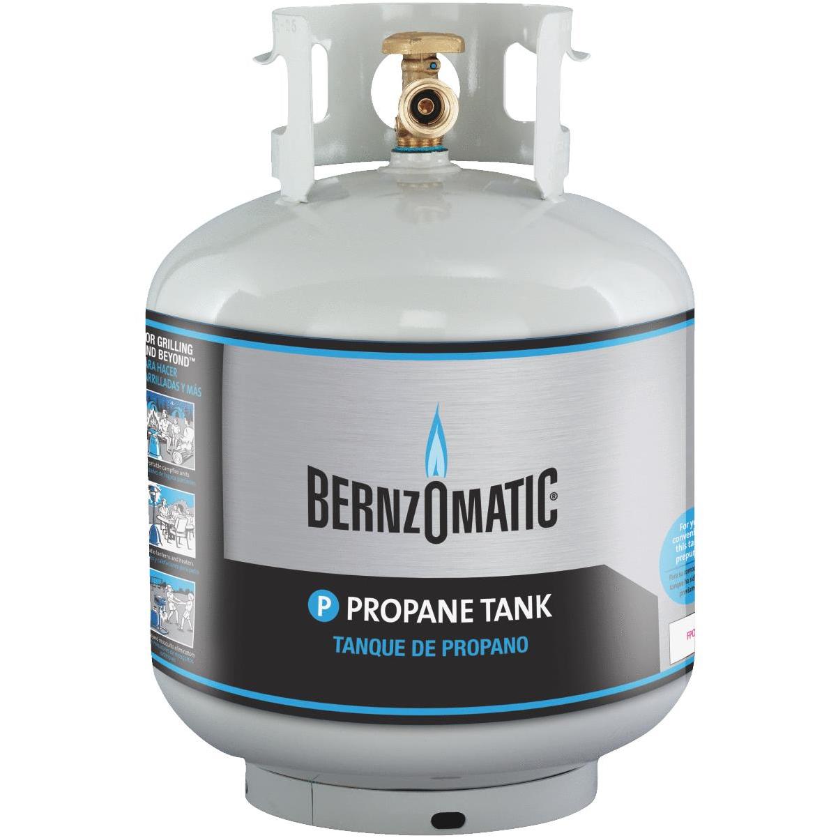 BernzOmatic Manchester Tank and Equipment 20 Lb. Capacity Steel DOT  Vertical LP Propane Tank