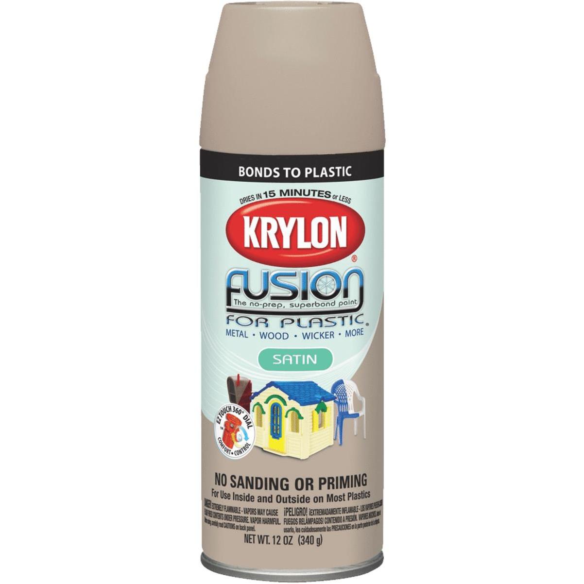 Krylon COLORmaxx Spray Paint + Primer, Gloss Ballet Slipper Nearly