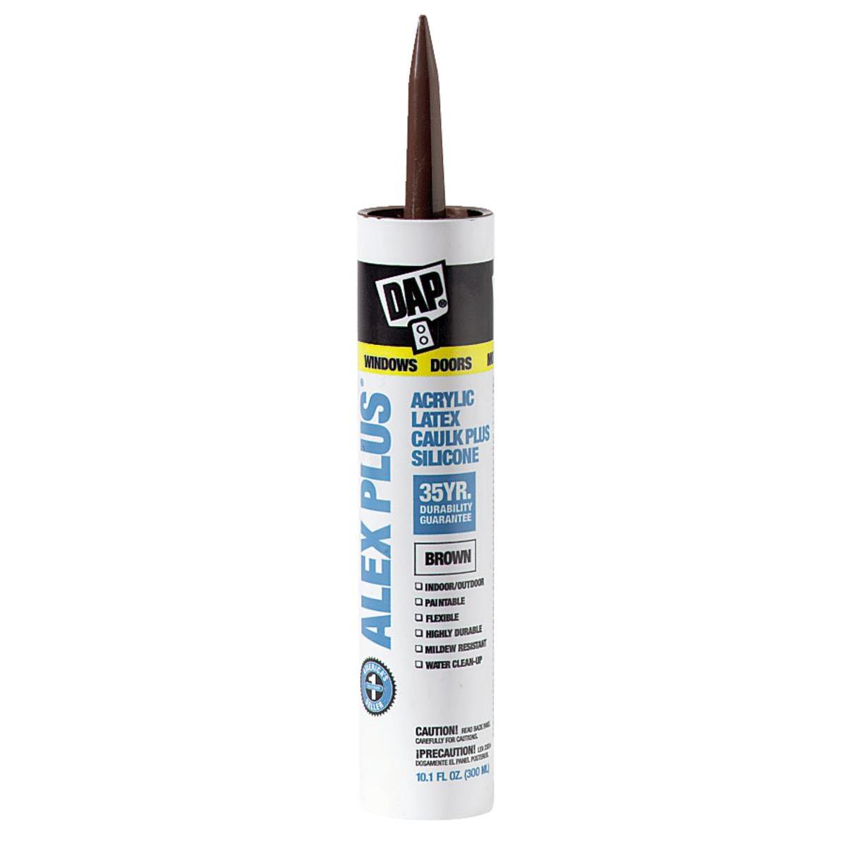 DAP Alex Plus All Purpose, Acrylic Latex Caulk Plus Silicone