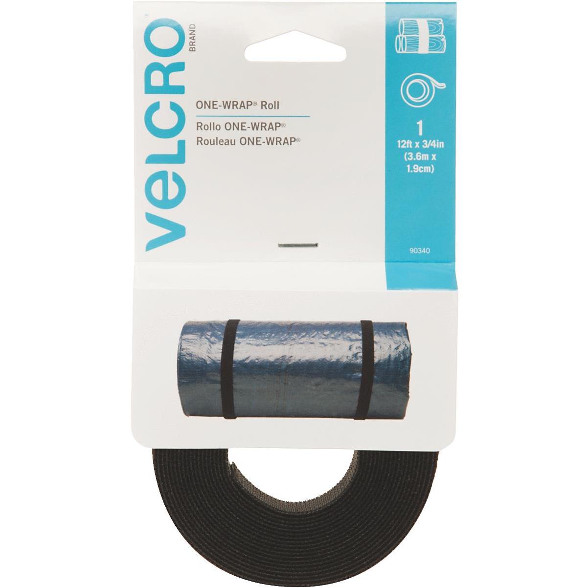 VELCRO Brand ONE WRAP Thin Ties 8 x 12 Assorted Colors Pack Of 60