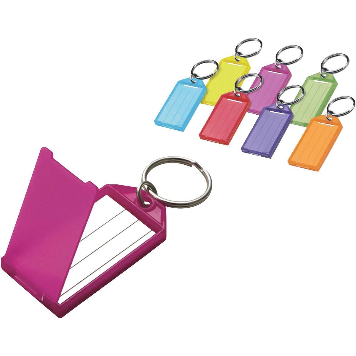 Lucky Line Assorted Colors 3-1/8 In. Large C-Clip Key Ring