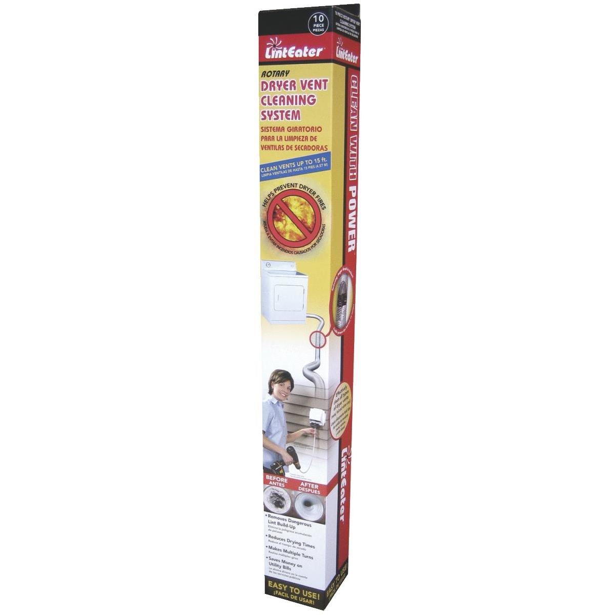 LintEater Dryer Vent Cleaning Kit (White) in the Dryer Parts department at