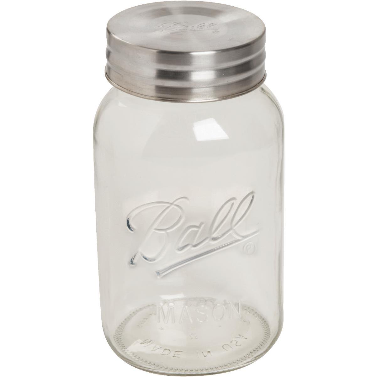 Glass Bait Jar w/ Lid - 4 oz.