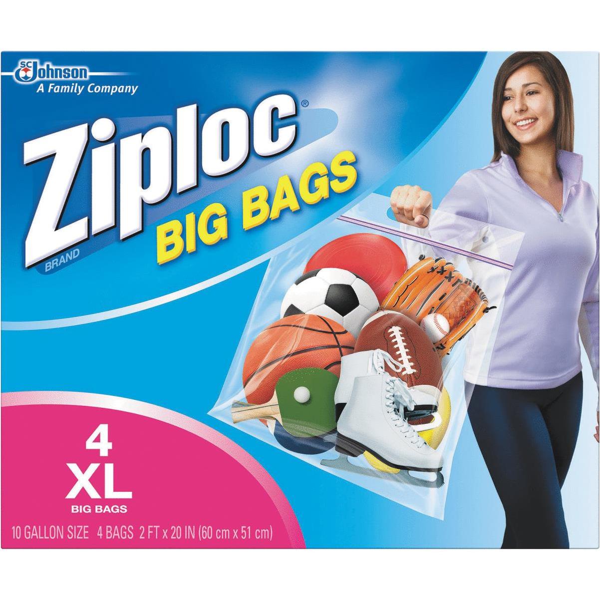 Ziploc 71595 Extra Large Heavy Duty Big Bags: Large Storage Bags & Moving  Bags (025700656449-2)