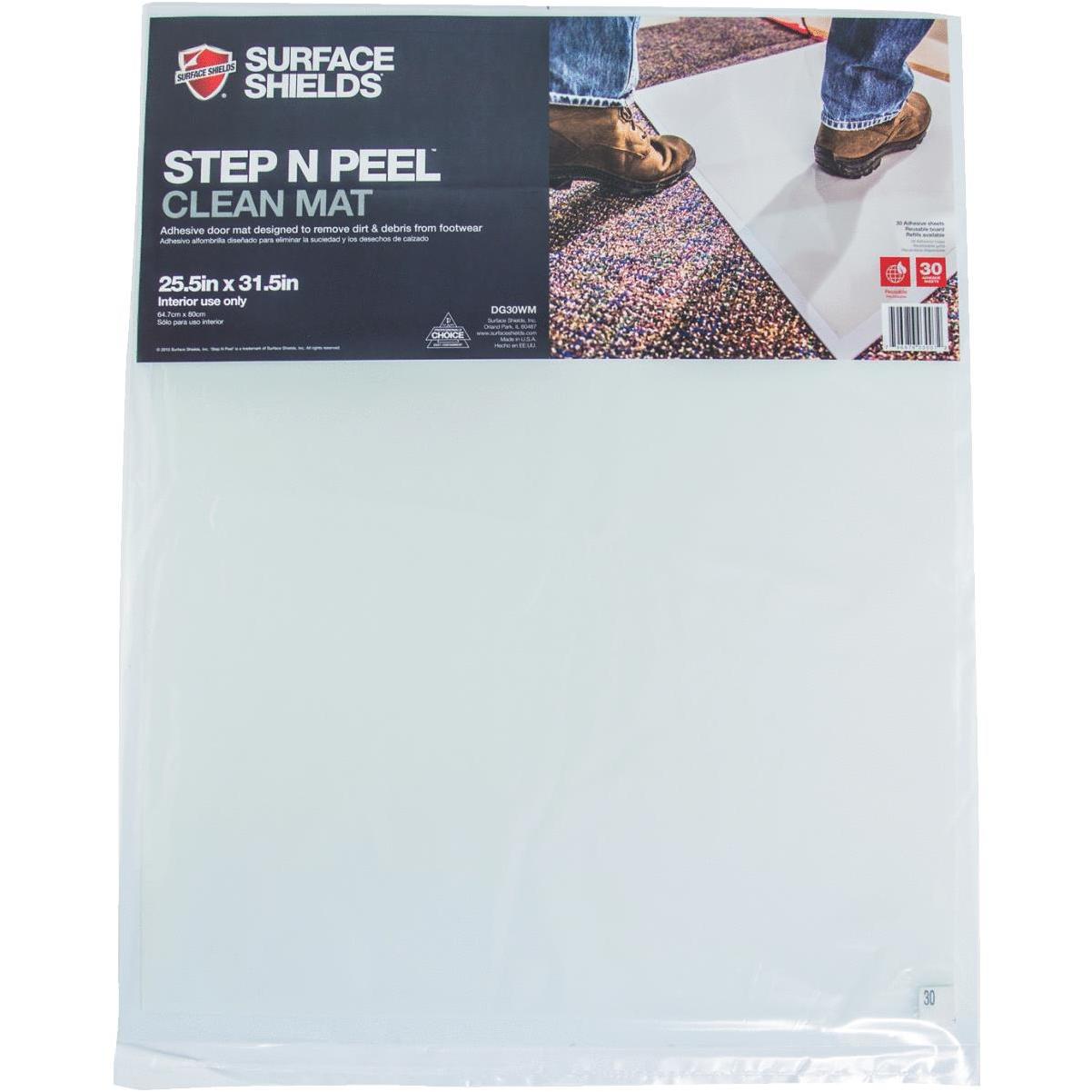 Surface Shields Step N Peel Clean Mat 25.5 In. x 31.5 In. Floor Protector