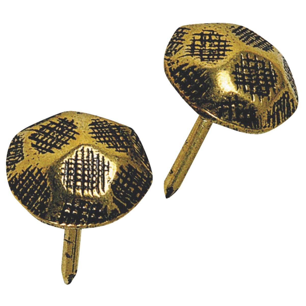 UPHOLSTERY NAILS BRASS ROUND HEAD - Pinnacle Hardware