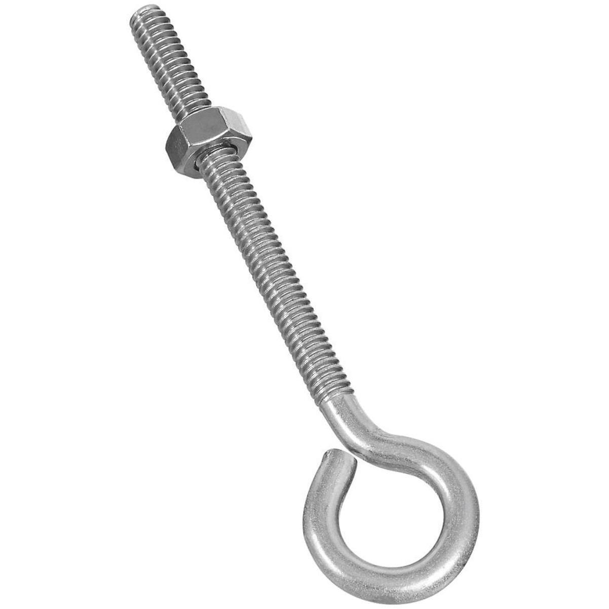 National #0 Stainless Steel Large Screw Eye