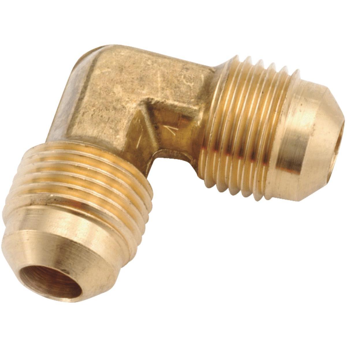 Anderson Metals Brass Tube Fitting, Short Forged Flare Nut, 1/4 Tube OD