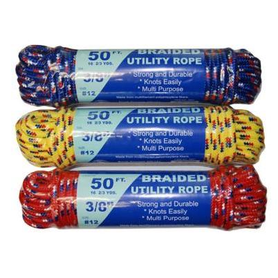 T.W. Evans Cordage 3/8 in. x 50 ft. Braided Utility Rope