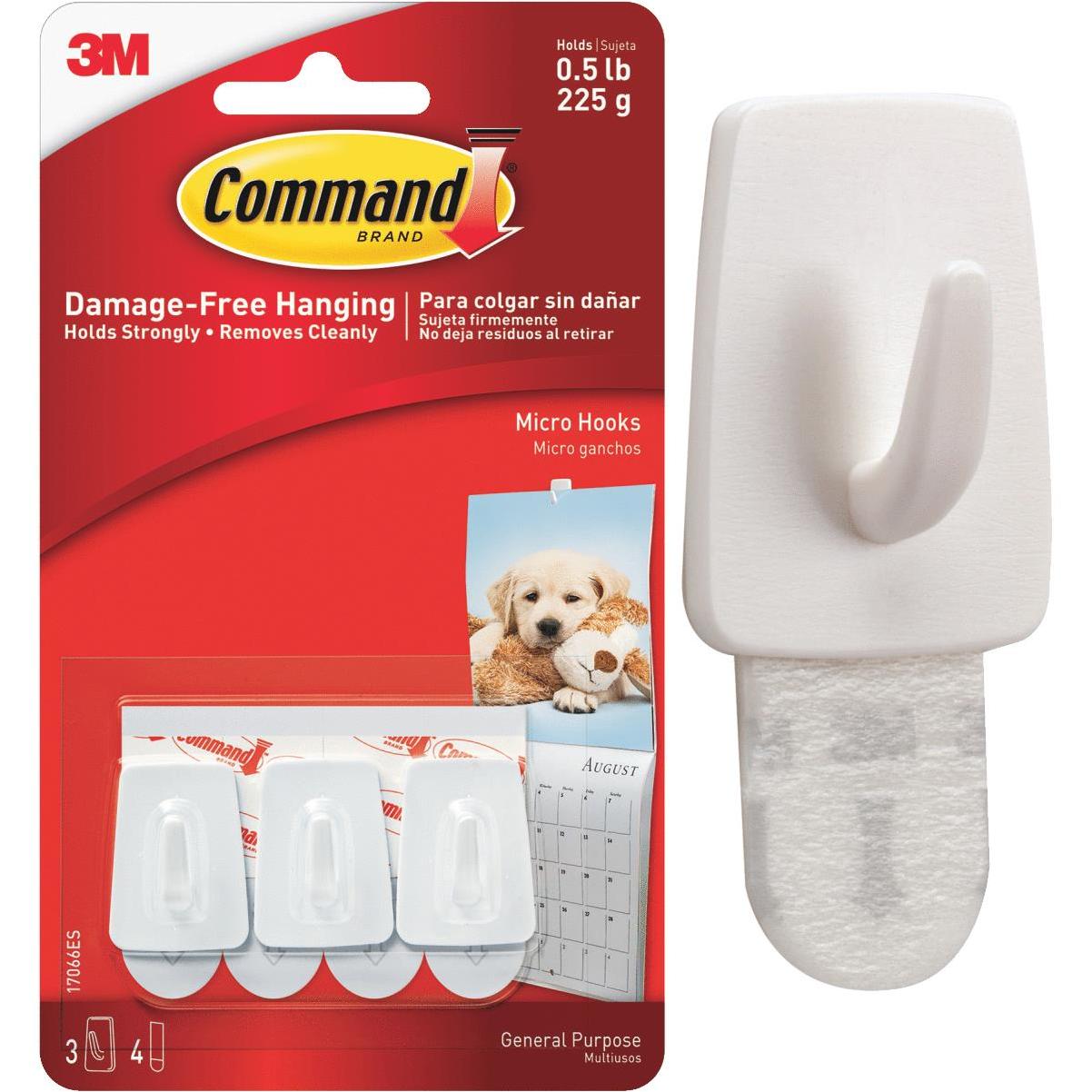 3M COMMAND MICRO HOOKS - 17066ANZ, Home & Office Supplies